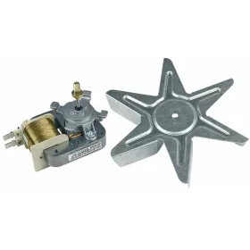   Whirlpool tűzhely sütő ventillátor (lapát+motor W10617217) 481010781691 # Indesit C00398229 eredeti, gyári #