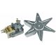 Whirlpool tűzhely sütő ventillátor (lapát+motor W10617217) 481010781691 # Indesit C00398229 eredeti, gyári #