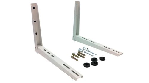 Klímatartó Konzol 450mm. 180 Kg-ig # (1 pár) szinterezett 450x365 mm. Kültéri Klímaberendezésekhez (+felszereléshez szükséges tartozékok) #