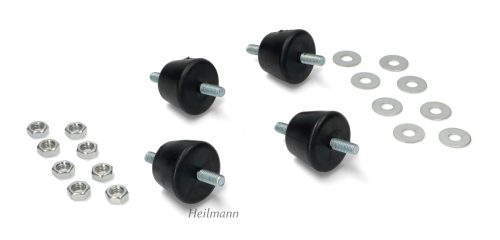 Klímatartó konzolhoz 40X30mm. gumibak 150 Kg-ig - SKL  # Nagy teherbírású (4db/csomag) #