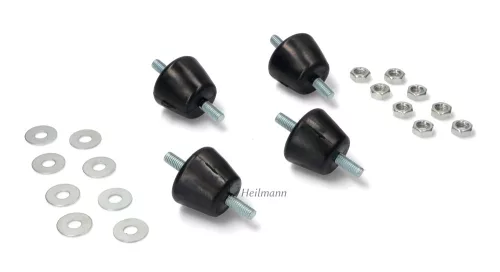 Klímatartó konzolhoz 40X30mm. gumibak 150 Kg-ig - SKL  # Nagy teherbírású (4db/csomag) #