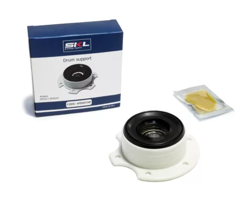 WHIRLPOOL - ARISTON - INDESIT mosógép középrész 6204 csapággyal C00087966 # 34x52x65x7/10,5 szimeringgel 482000027746 ; C00055317 Pl.: WT100CSI #