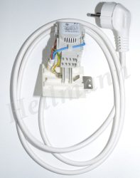 Indesit mosógép hálózati kábel + zavarszűrő kondenzátor C00091633 helyettesítője # 0,47ΜF 482000022761 - PLF00472705100 #