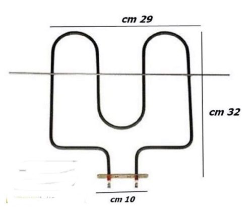Indesit - Whirlpool -  ARISTON 052312 sütő fűtőbetét, alsó 1500W # C00052312, 482000026787 #