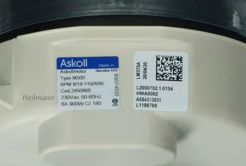 Beko mosógép motor - ARCELIK 2828010500 # (eredeti, gyári) 2828010700 GRUNDIG/M500 MOTOR 230V, 50/60HZ, 900W, 6A (RENDELÉSRE)  #